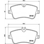 Brembo Σετ τακάκια, Δισκόφρενα - P 50 045