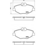 Brembo Σετ τακάκια, Δισκόφρενα - P 50 049