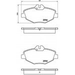 Brembo Σετ τακάκια, Δισκόφρενα - P 50 049