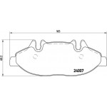 Brembo Σετ τακάκια, Δισκόφρενα - P 50 050