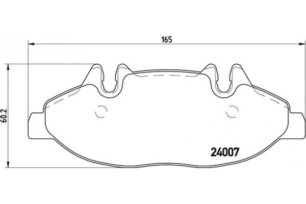 Brembo Σετ τακάκια, Δισκόφρενα - P 50 050