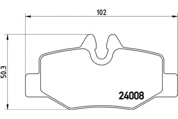 Brembo Σετ τακάκια, Δισκόφρενα - P 50 051