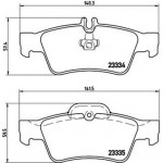 Brembo Σετ τακάκια, Δισκόφρενα - P 50 052