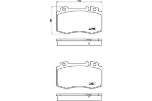 Brembo Σετ τακάκια, Δισκόφρενα - P 50 053