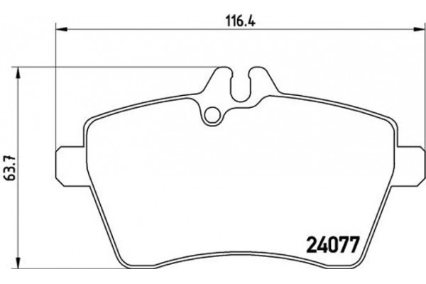 Brembo Σετ τακάκια, Δισκόφρενα - P 50 054