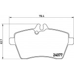 Brembo Σετ τακάκια, Δισκόφρενα - P 50 056