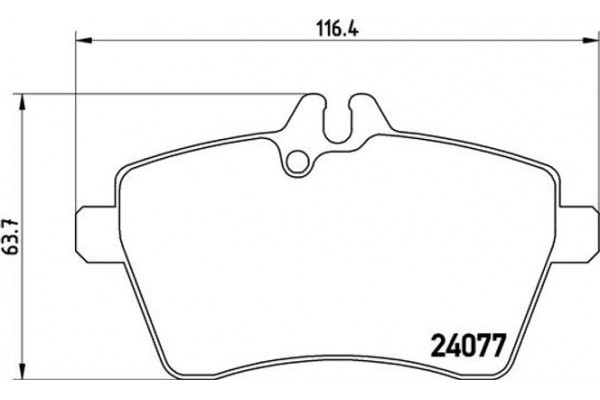 Brembo Σετ τακάκια, Δισκόφρενα - P 50 056