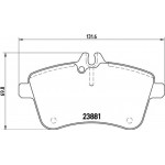 Brembo Σετ τακάκια, Δισκόφρενα - P 50 057