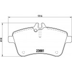 Brembo Σετ τακάκια, Δισκόφρενα - P 50 057