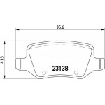 Brembo Σετ τακάκια, Δισκόφρενα - P 50 058