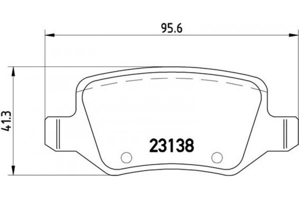 Brembo Σετ τακάκια, Δισκόφρενα - P 50 058