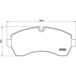 Brembo Σετ τακάκια, Δισκόφρενα - P 50 059