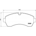 Brembo Σετ τακάκια, Δισκόφρενα - P 50 059