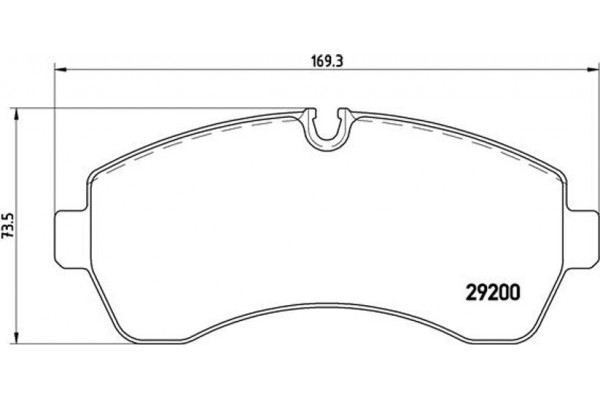 Brembo Σετ τακάκια, Δισκόφρενα - P 50 059