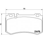 Brembo Σετ τακάκια, Δισκόφρενα - P 50 061