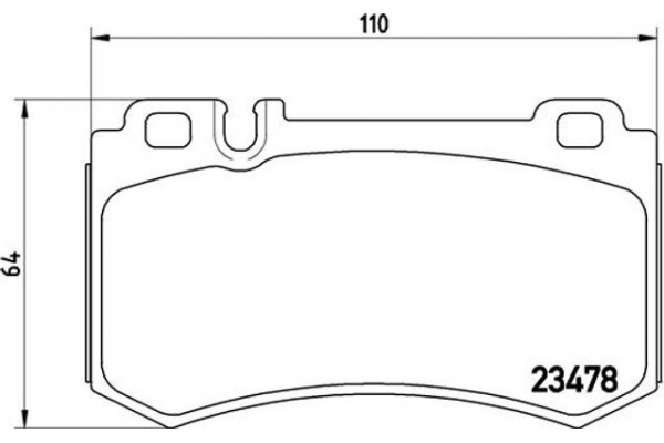 Brembo Σετ τακάκια, Δισκόφρενα - P 50 061