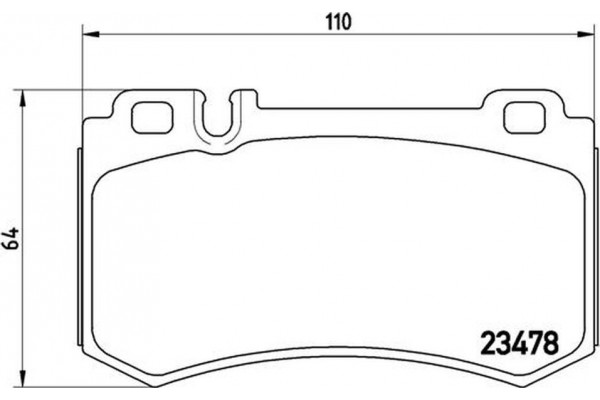 Brembo Σετ τακάκια, Δισκόφρενα - P 50 061