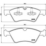 Brembo Σετ τακάκια, Δισκόφρενα - P 50 063