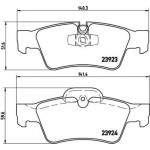 Brembo Σετ τακάκια, Δισκόφρενα - P 50 064