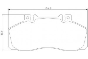 Brembo Σετ τακάκια, Δισκόφρενα - P 50 065