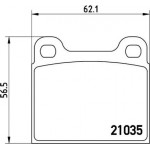 Brembo Σετ τακάκια, Δισκόφρενα - P 50 066