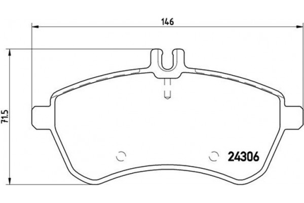 Brembo Σετ τακάκια, Δισκόφρενα - P 50 070