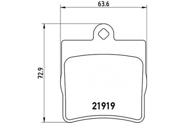 Brembo Σετ τακάκια, Δισκόφρενα - P 50 072