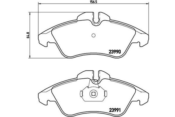 Brembo Σετ τακάκια, Δισκόφρενα - P 50 080