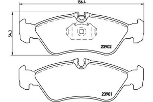 Brembo Σετ τακάκια, Δισκόφρενα - P 50 082