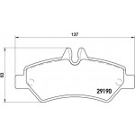 Brembo Σετ τακάκια, Δισκόφρενα - P 50 084