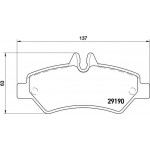 Brembo Σετ τακάκια, Δισκόφρενα - P 50 084