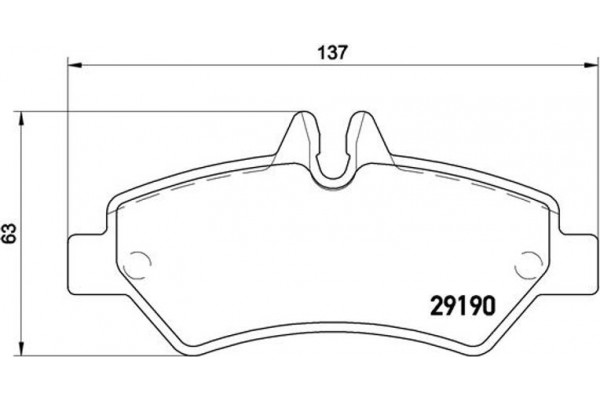 Brembo Σετ τακάκια, Δισκόφρενα - P 50 084