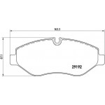 Brembo Σετ τακάκια, Δισκόφρενα - P 50 085