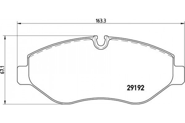 Brembo Σετ τακάκια, Δισκόφρενα - P 50 085