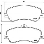 Brembo Σετ τακάκια, Δισκόφρενα - P 50 086