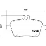 Brembo Σετ τακάκια, Δισκόφρενα - P 50 091