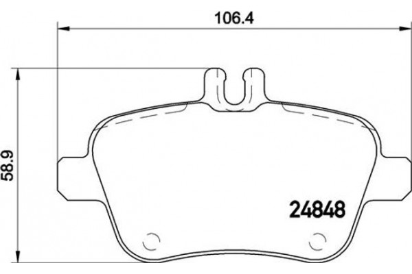 Brembo Σετ τακάκια, Δισκόφρενα - P 50 091