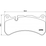 Brembo Σετ τακάκια, Δισκόφρενα - P 50 092