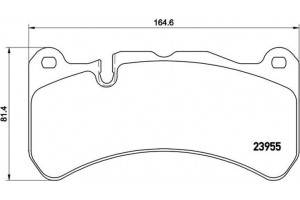 Brembo Σετ τακάκια, Δισκόφρενα - P 50 092