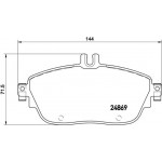 Brembo Σετ τακάκια, Δισκόφρενα - P 50 093