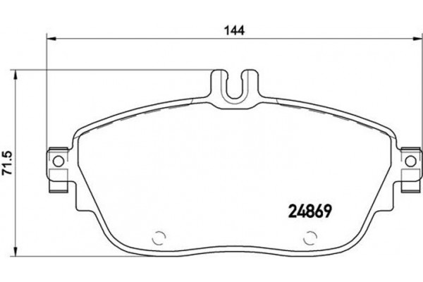 Brembo Σετ τακάκια, Δισκόφρενα - P 50 093