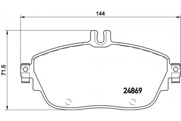 Brembo Σετ τακάκια, Δισκόφρενα - P 50 093X