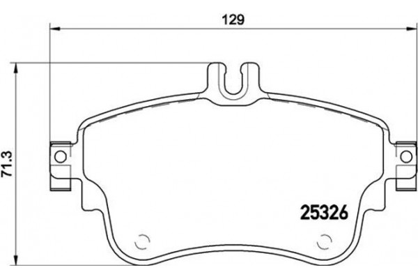 Brembo Σετ τακάκια, Δισκόφρενα - P 50 094