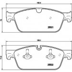 Brembo Σετ τακάκια, Δισκόφρενα - P 50 102X Brembo Σετ τακάκια, Δισκόφρενα - P 50 102X