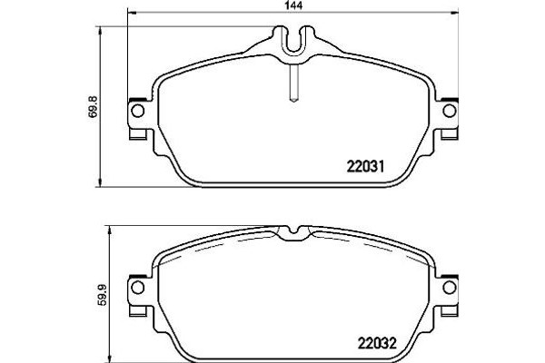 Brembo Σετ τακάκια, Δισκόφρενα - P 50 118