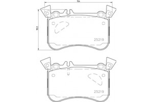 Brembo Σετ τακάκια, Δισκόφρενα - P 50 121