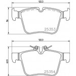 Brembo Σετ τακάκια, Δισκόφρενα - P 50 122