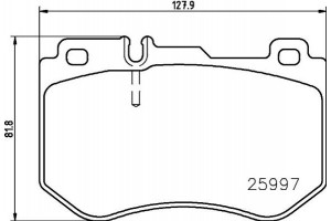 Brembo Σετ τακάκια, Δισκόφρενα - P 50 123