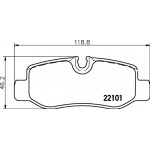 Brembo Σετ τακάκια, Δισκόφρενα - P 50 126