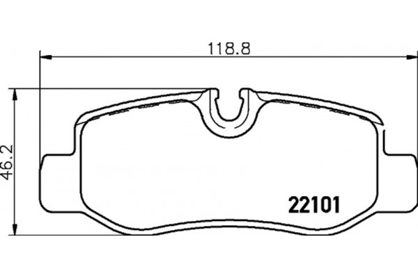 Brembo Σετ τακάκια, Δισκόφρενα - P 50 126